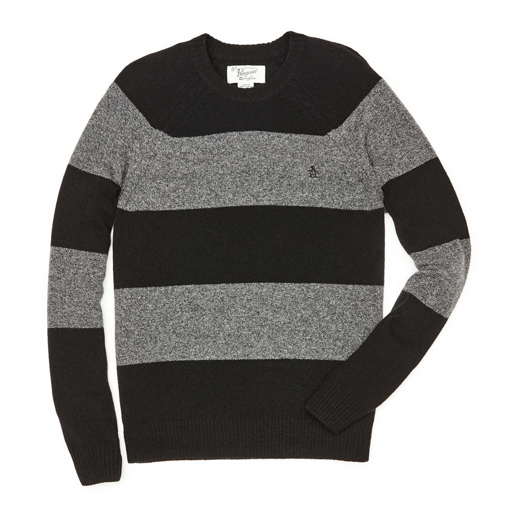 Original Penguin WIDE STRIPE SWEATER