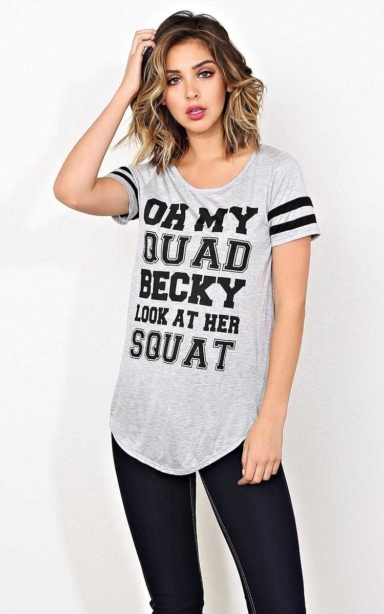 OH MY QUAD Knit Top - - Heather in Size by Styles For Less