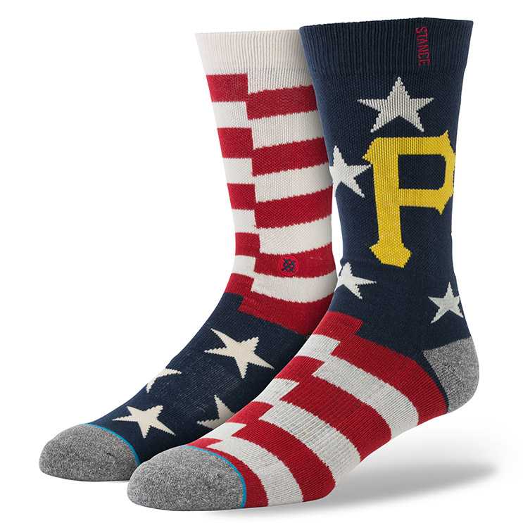 Stance Brigade Pirates NVY L/XL MLB MEMORIAL DAY Socks
