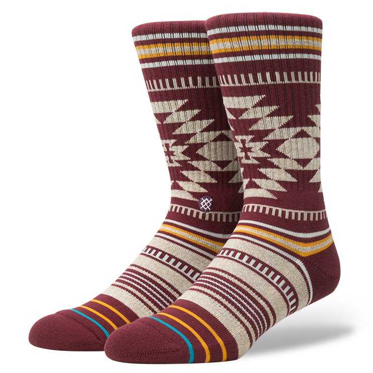 Stance Bozeman (Burgundy) made in the u.s.a. Socks