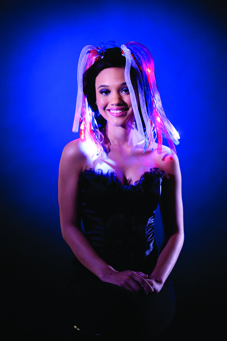 Red White And Blue Light Up Noodle Rave Headband