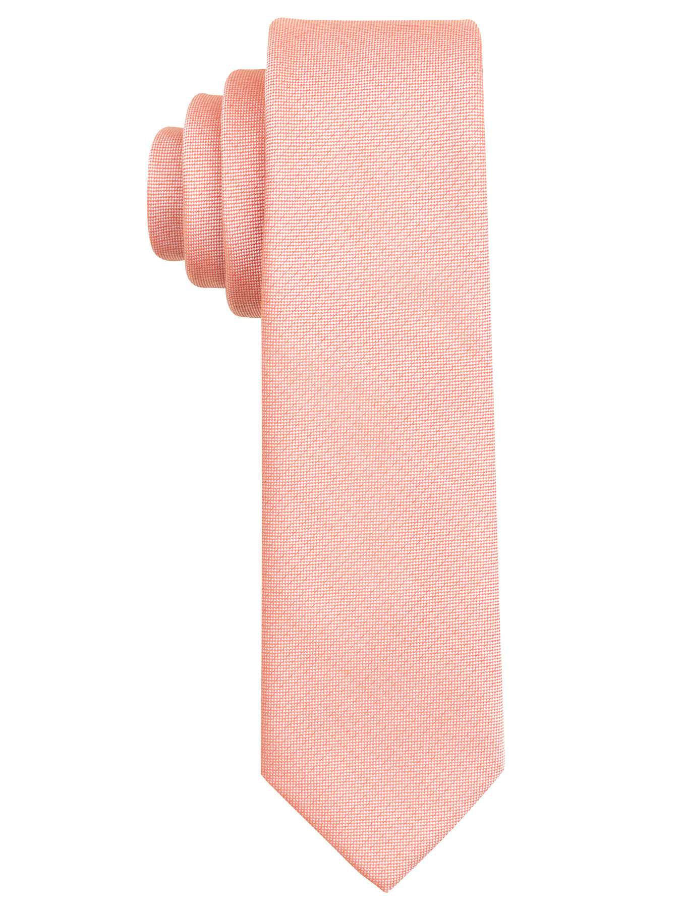 Perry Ellis Chambray Solid Cotton Tie