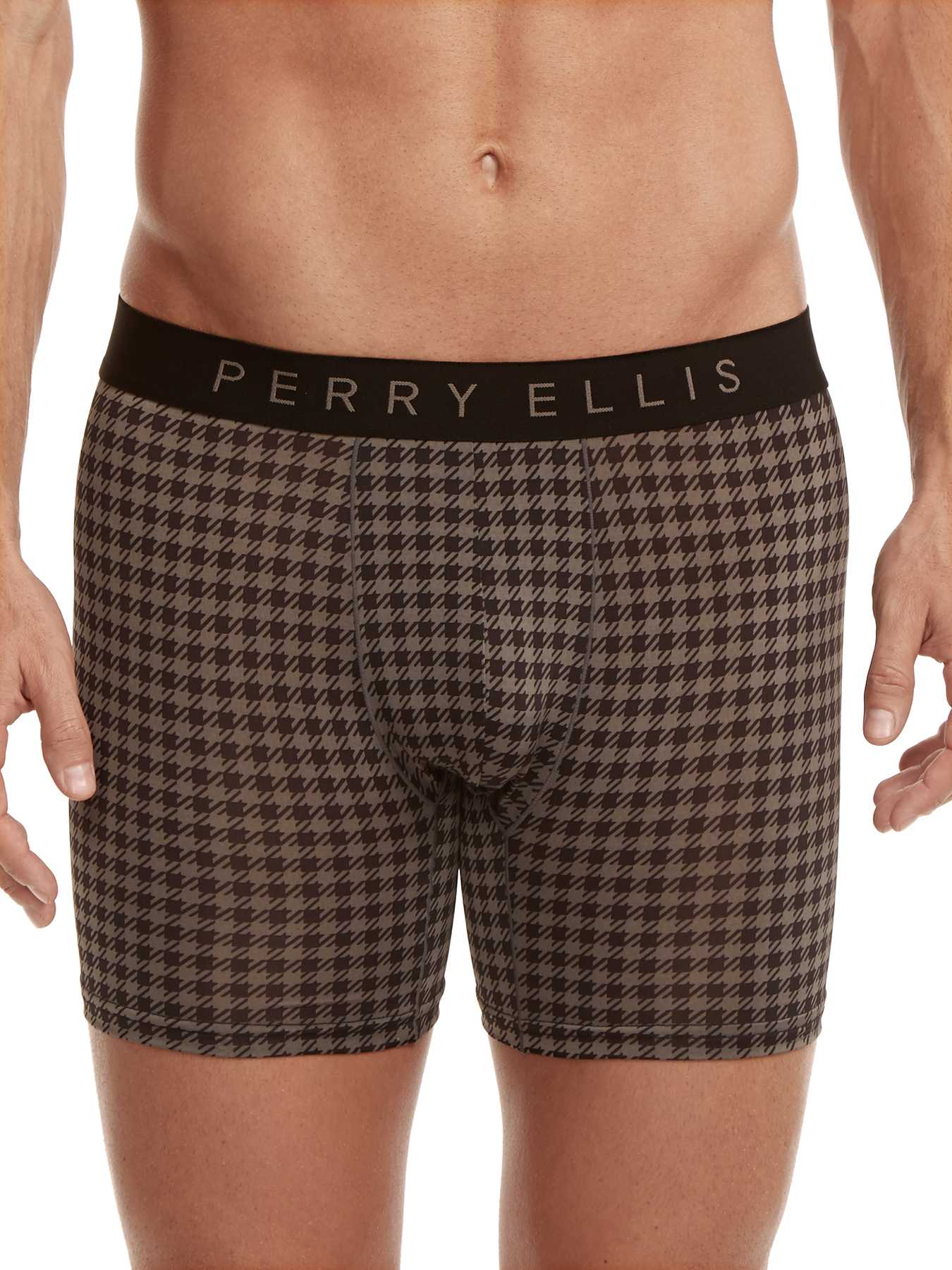 Perry Ellis Luxe Houndstooth Boxer Brief