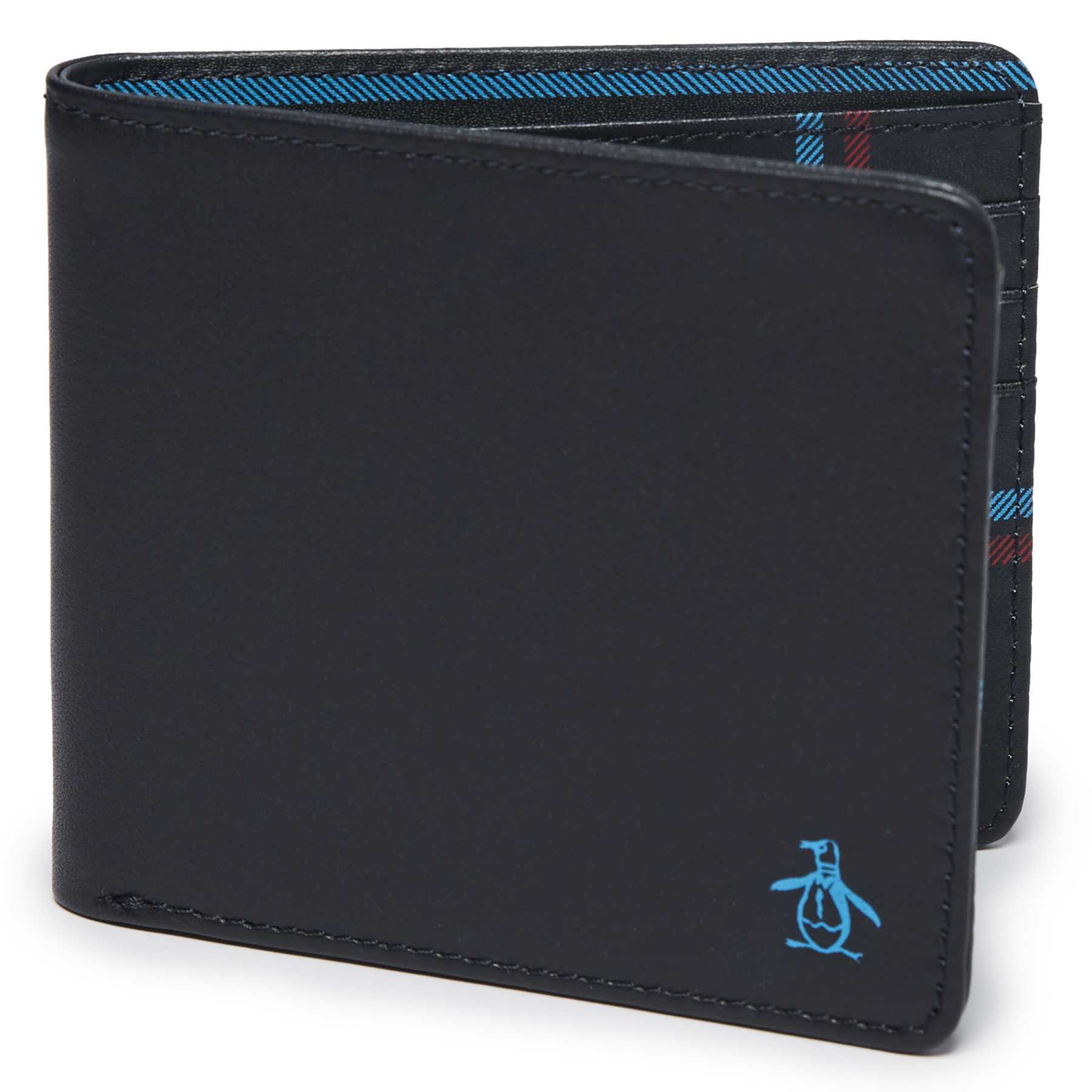 Original Penguin 3D WINDOWPANE ID BIFOLD WALLET