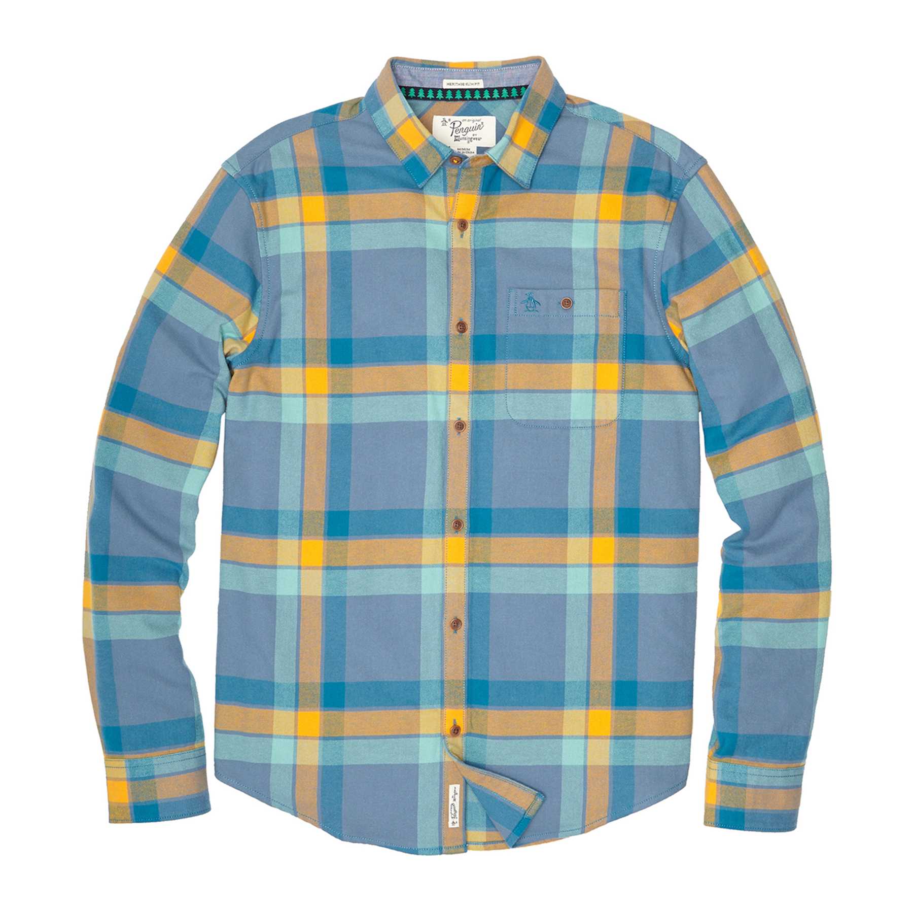 Original Penguin LARGE PLAID FLANNEL SHIRT