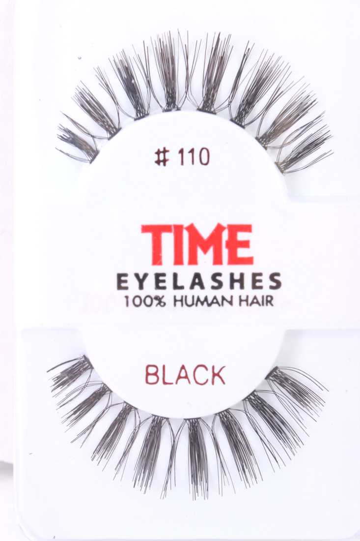 Black Thick Full Glamour Human Hair Eyelashes