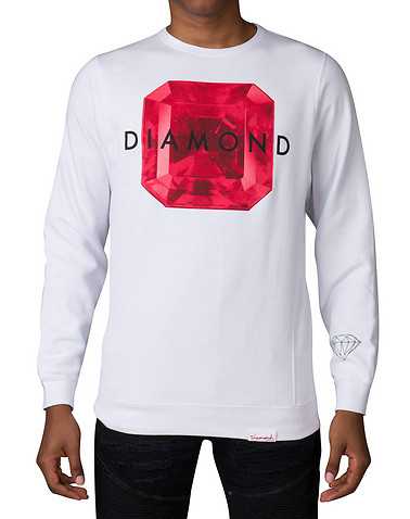 DIAMOND SUPPLY COMPANYENS White Clothing / Sweatshirts