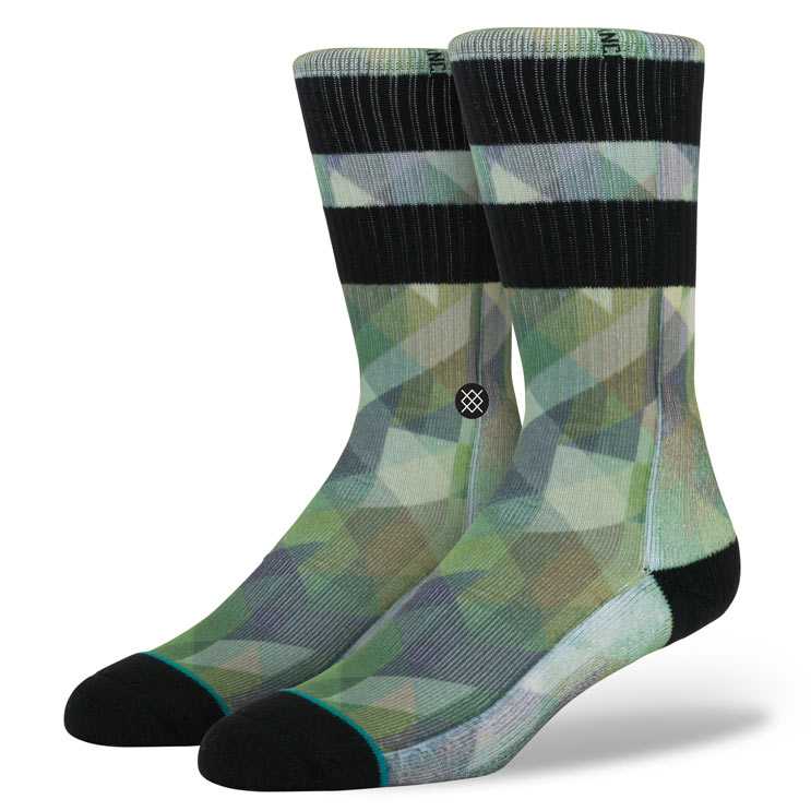 Stance Fractal Stripe L/XL CAM CLASSIC CREW Socks