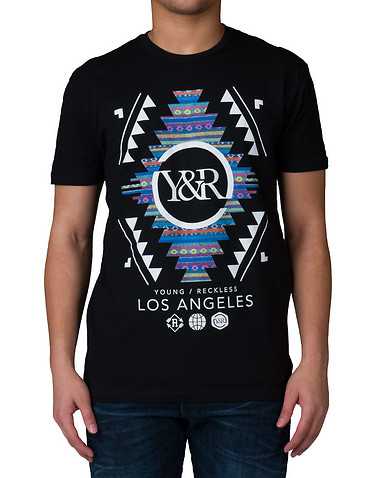 YOUNG AND RECKLESSENS Black Clothing / Tops