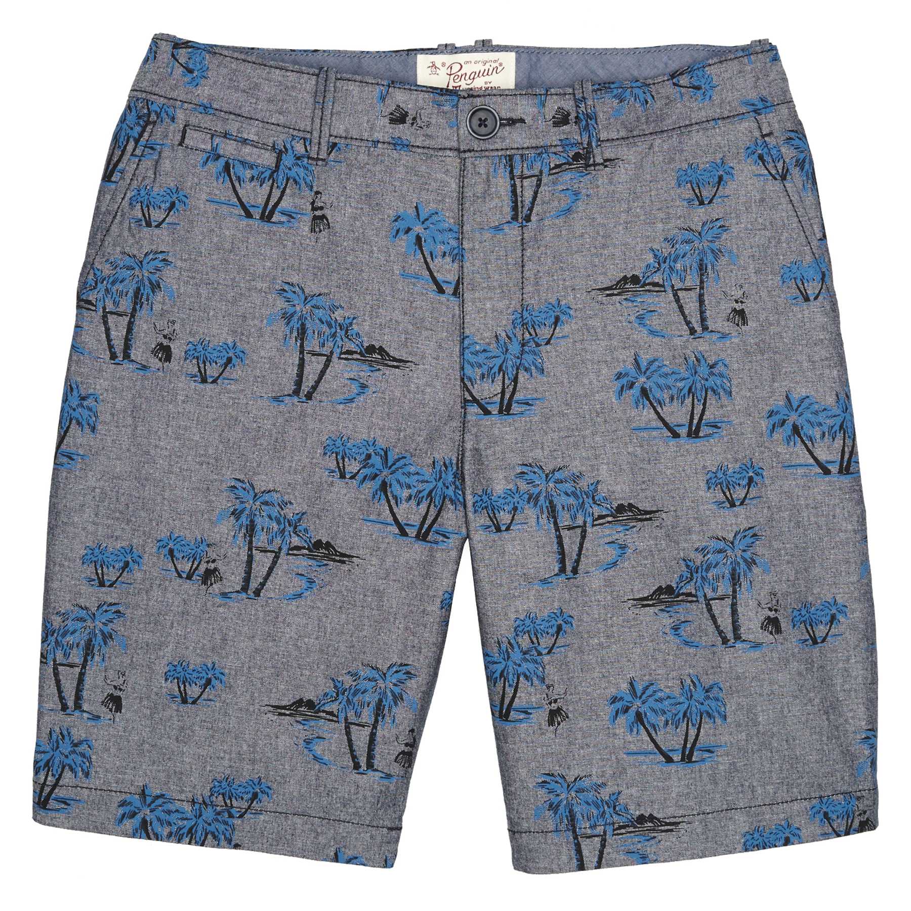 Original Penguin HULA PRINTED CHAMBRAY SHORT