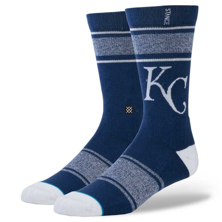 Stance Kc BLU L MLB DIAMOND Socks
