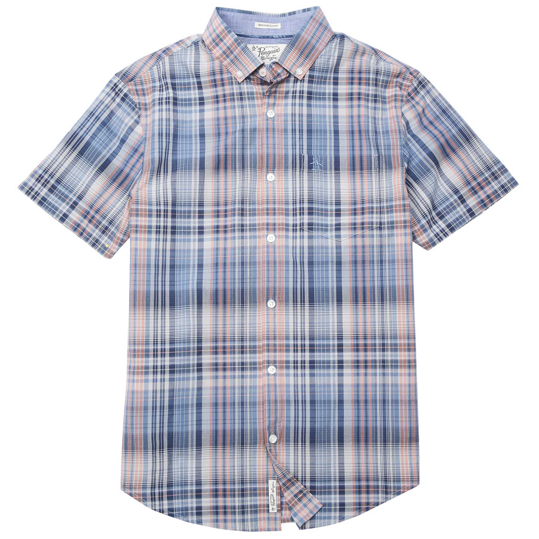 Original Penguin P55 ROADMAP PLAID SHIRT
