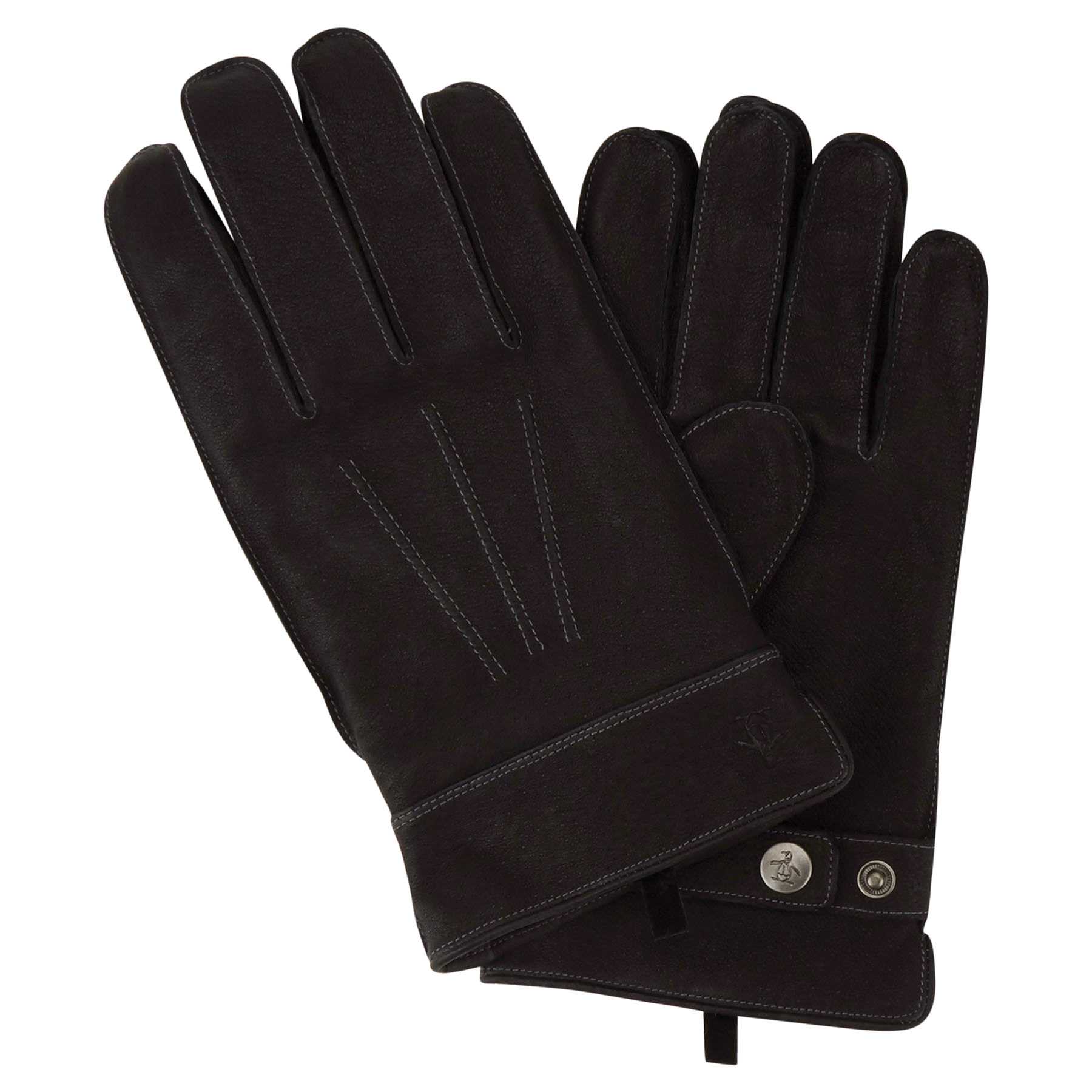 Original Penguin LEATHER GLOVES WITH DARTS