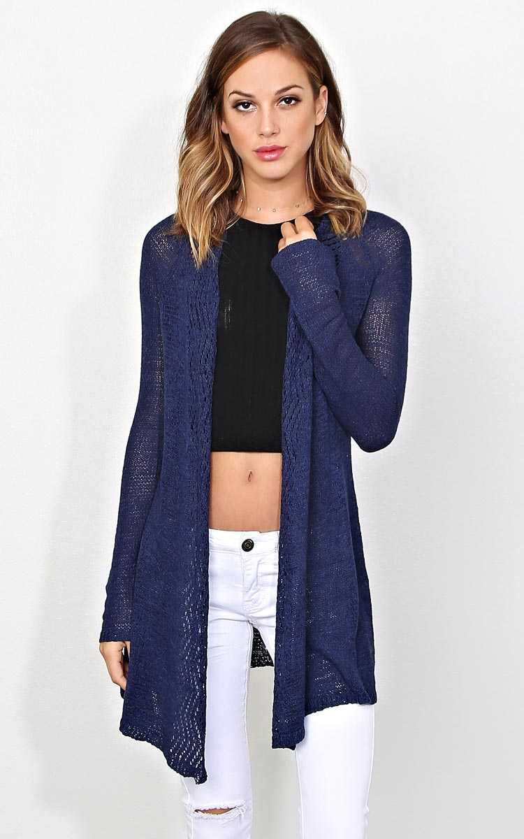 Get Back Slub Knit Wrap - LGE - Natural in Size Large by Styles For Less