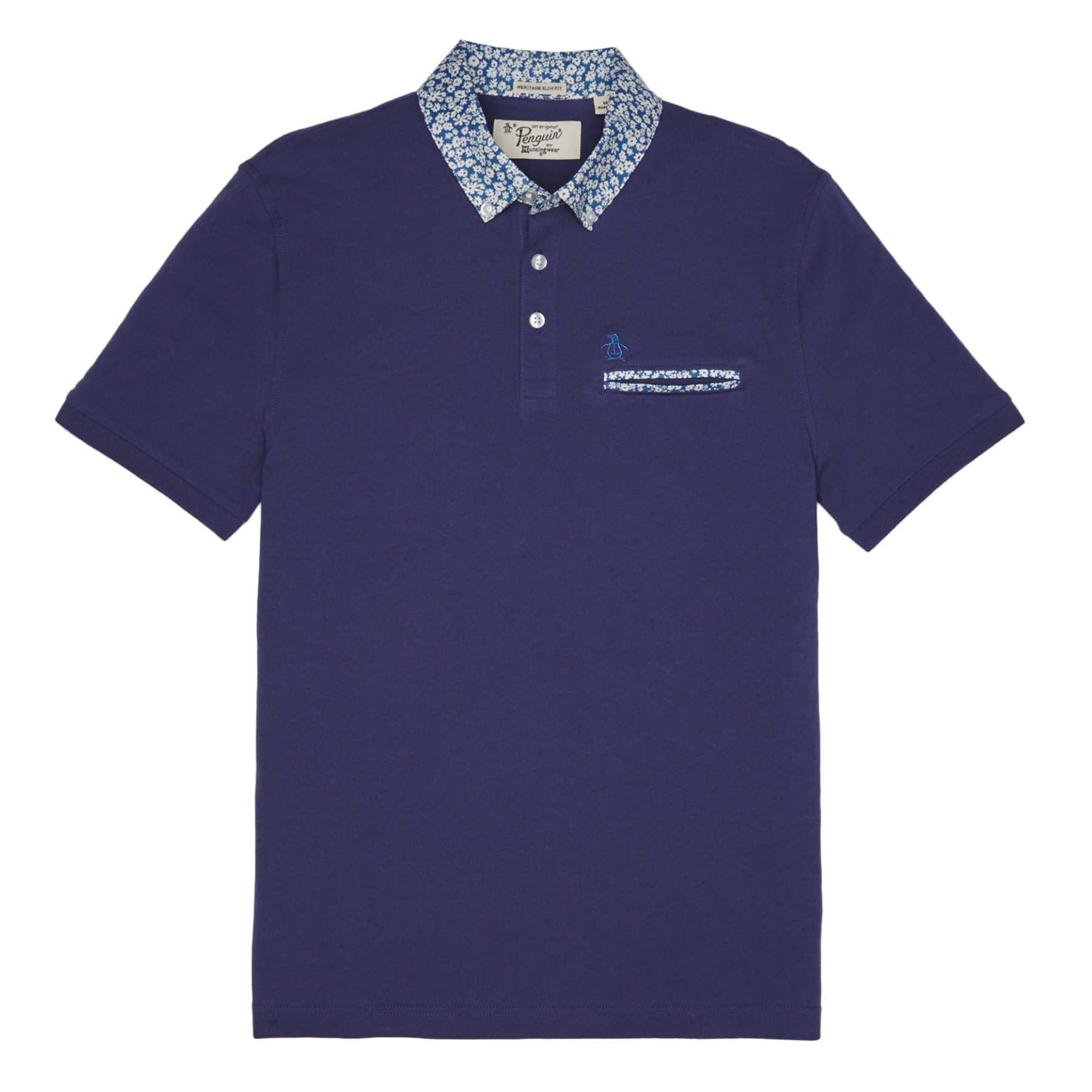 Original Penguin FLORAL COLLAR POLO