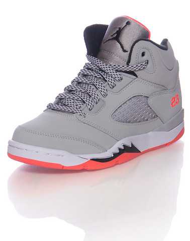 JORDAN BOYS Grey Footwear / Sneakers