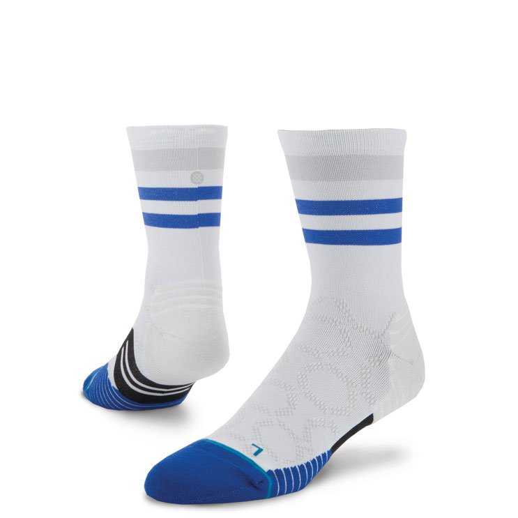 Stance Chamber Crew WHT XL FUSION RUN Socks