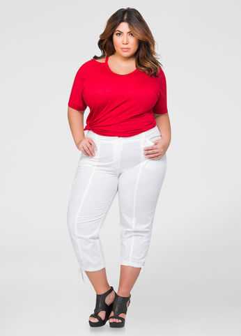 Cargo Capri Pants