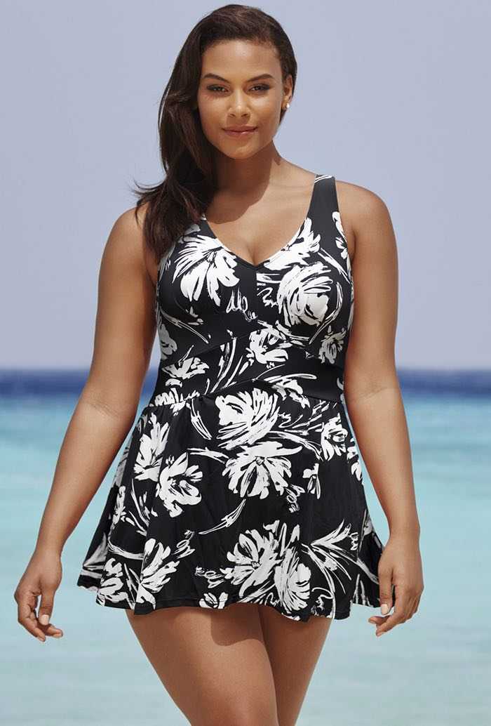 Splash V-Neck 26-34 Swimdress