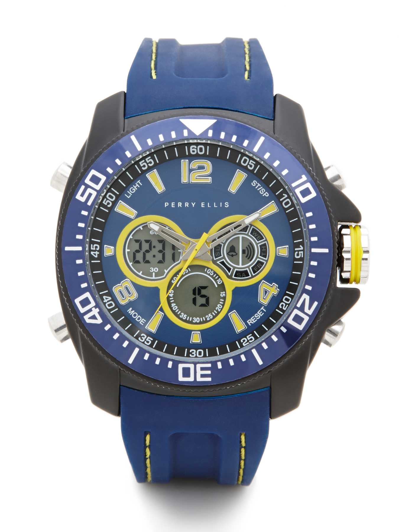 Perry Ellis Navy Athletic Watch
