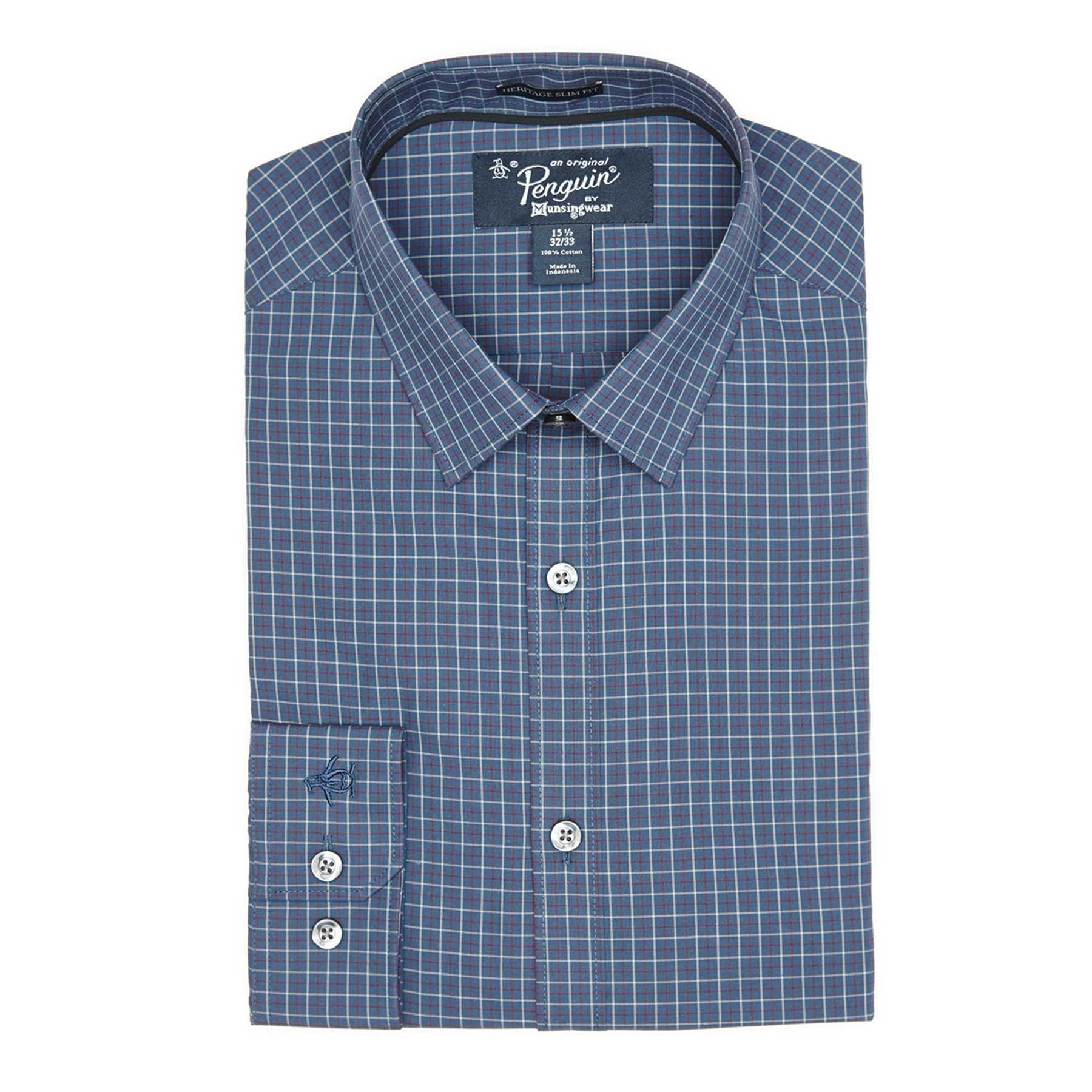 Original Penguin PLAID DRESS SHIRT