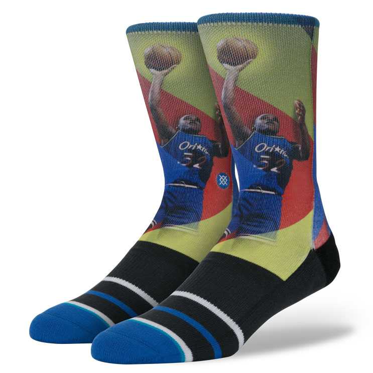 Stance Shaq Trading Card NBA LEGENDS Socks