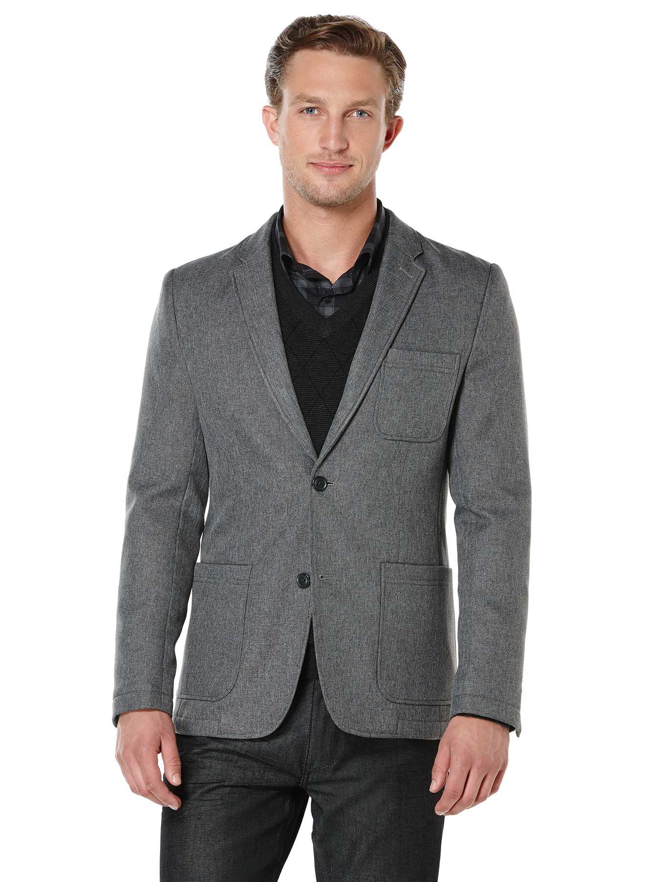 Perry Ellis Bonded Fleece Suit Jacket