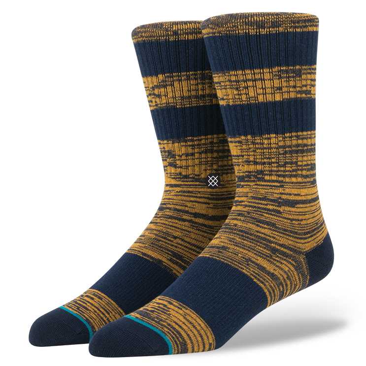 Stance Mission (Navy) classic crew light Socks