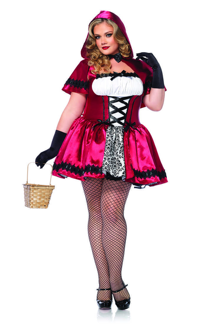 Gothic Red Riding Hood 2PC. Plus-Size Costume