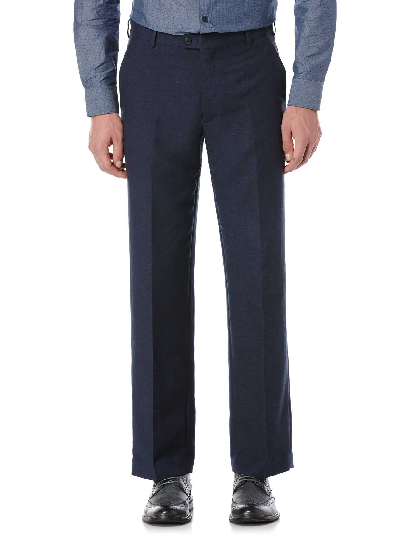 Perry Ellis Classic Fit Linen Portfolio Pant