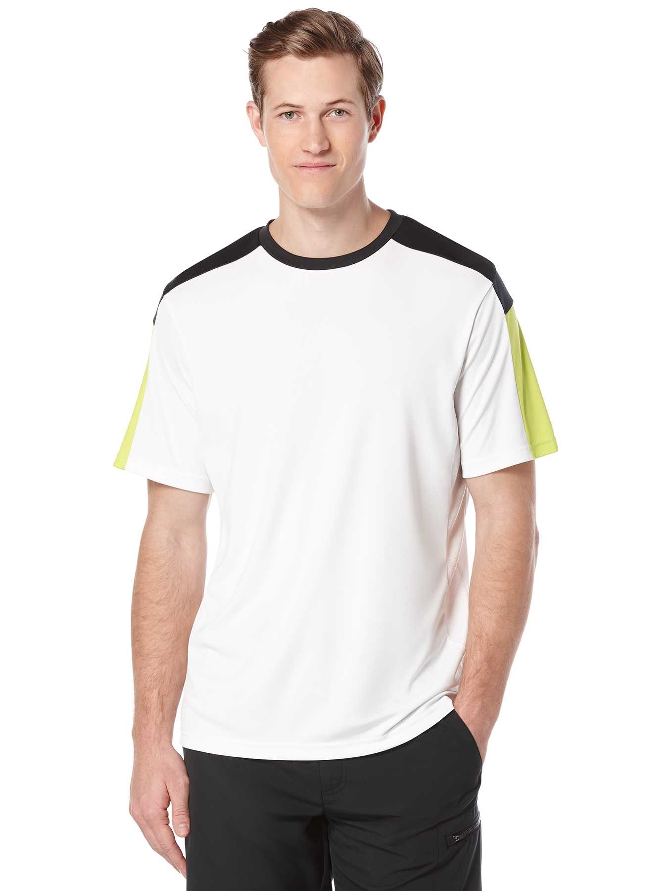 Perry Ellis Short Sleeve Athletic Crew Neck Shirt