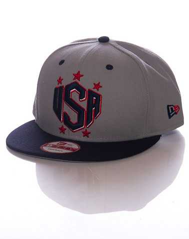 NEW ERA MENS Grey Accessories / Caps Snapback One Size