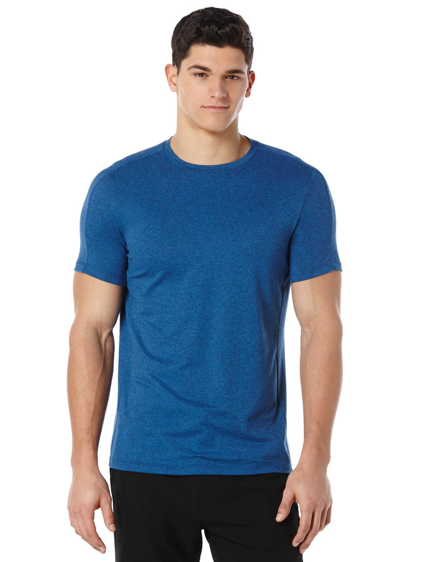 Perry Ellis Crew Neck Marled Active Shirt