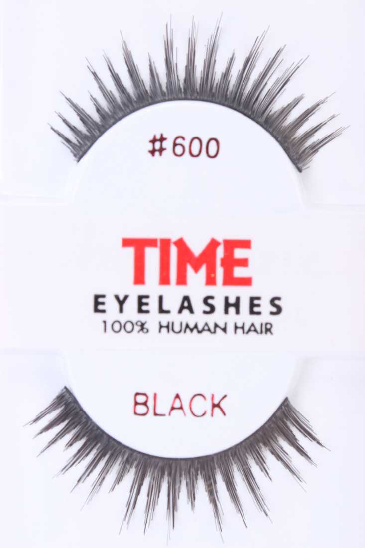 Black Full Volume Glamour Human Hair Eyelashes