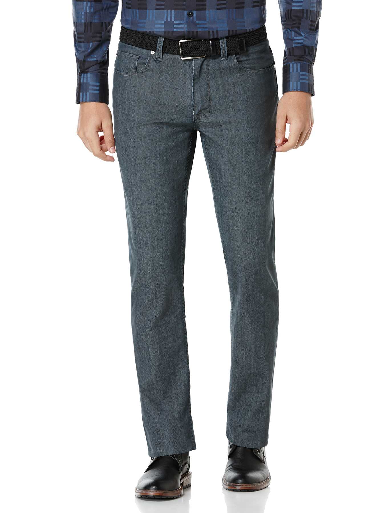 Perry Ellis Big and Tall Washed Grey Denim