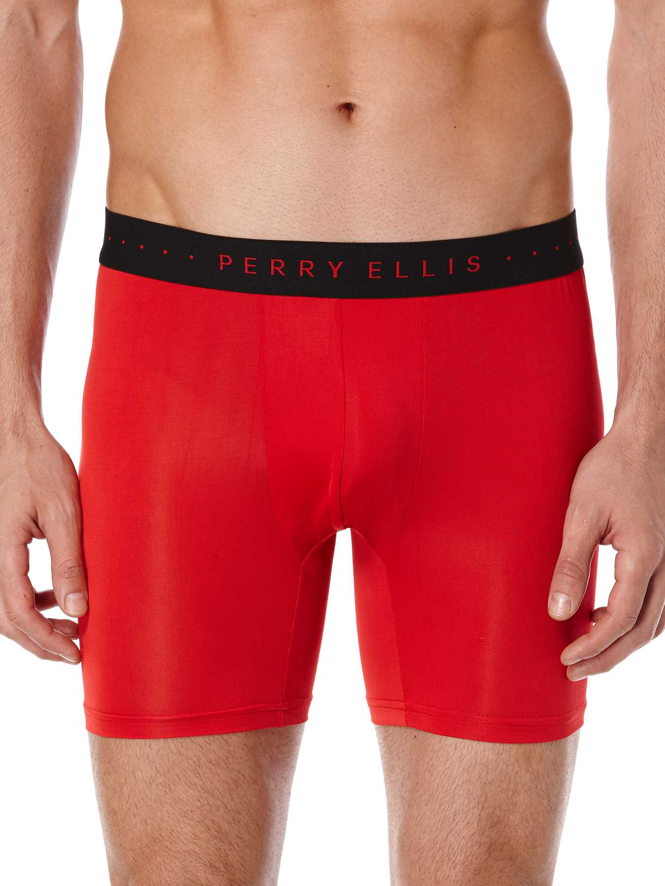 Perry Ellis Solid Luxe Boxer Brief
