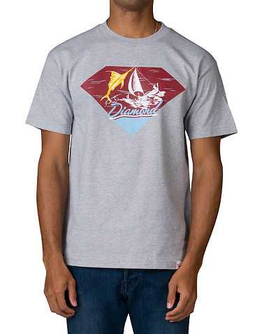 DIAMOND SUPPLY COMPANYENS Grey Clothing / Tops