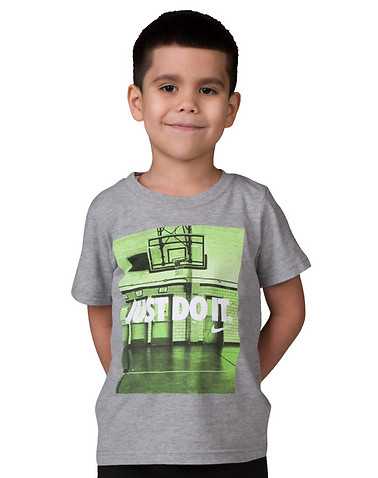 NIKE BOYS Grey Clothing / Short Sleeve T-Shirts /