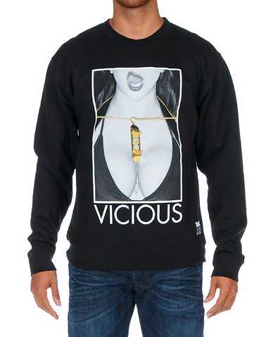DGK MENS Black Clothing / Sweatshirts S