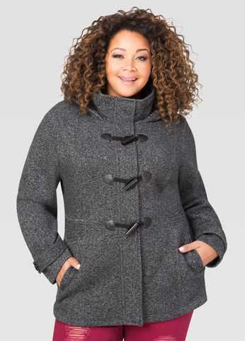 Hooded Fleece Toggle Jacket