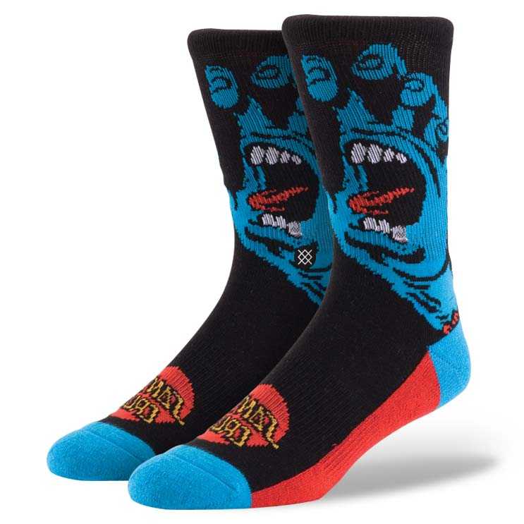 Stance Screaming Hand BLK S/M (6-8.5) ARTIST SERIES Socks