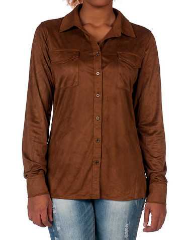 ESSENTIALS WOMENS Brown Clothing / Tops