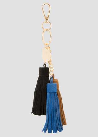 Triple Tassel Handbag Charm