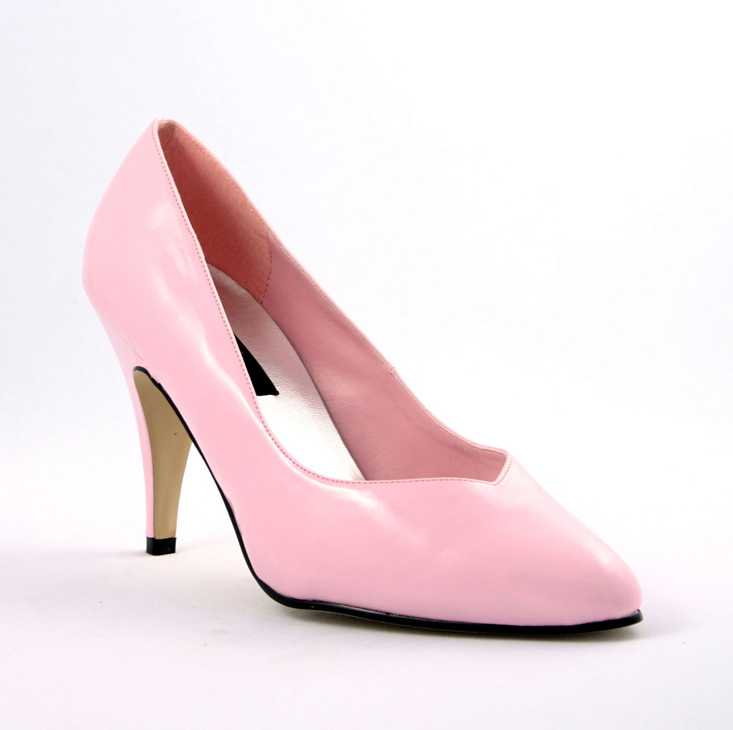 Baby Pink Patent Pointed Toe Pump High Heels