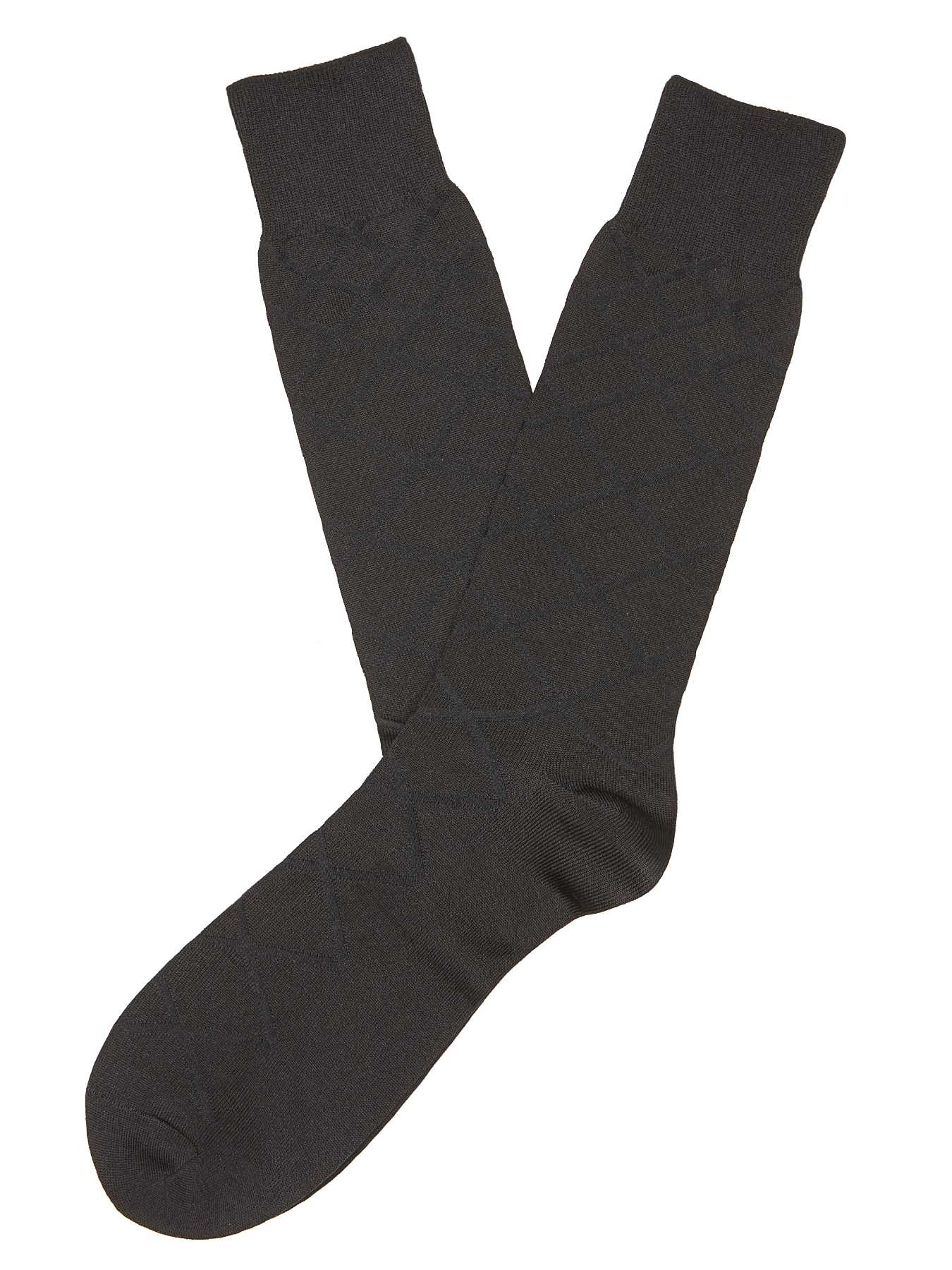 Perry Ellis Microluxe Textured Diamond Sock