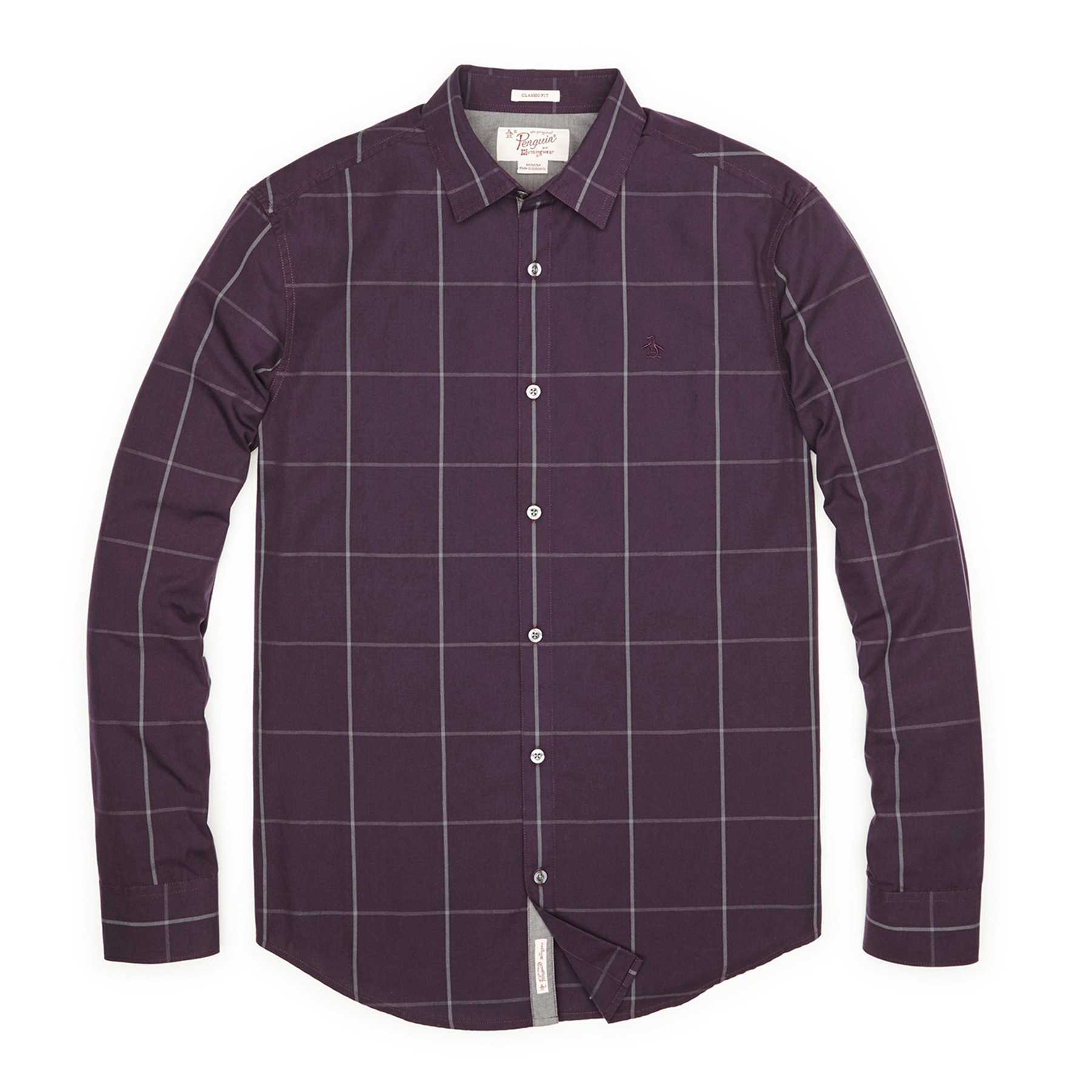 Original Penguin WINDOW PANE SHIRT