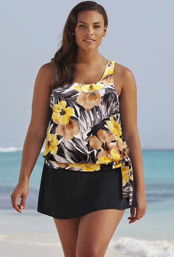 Everlasting Floral Blouson Skirtini