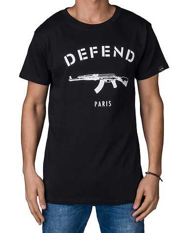 DEFEND PARIS MENS Black Clothing / Tops