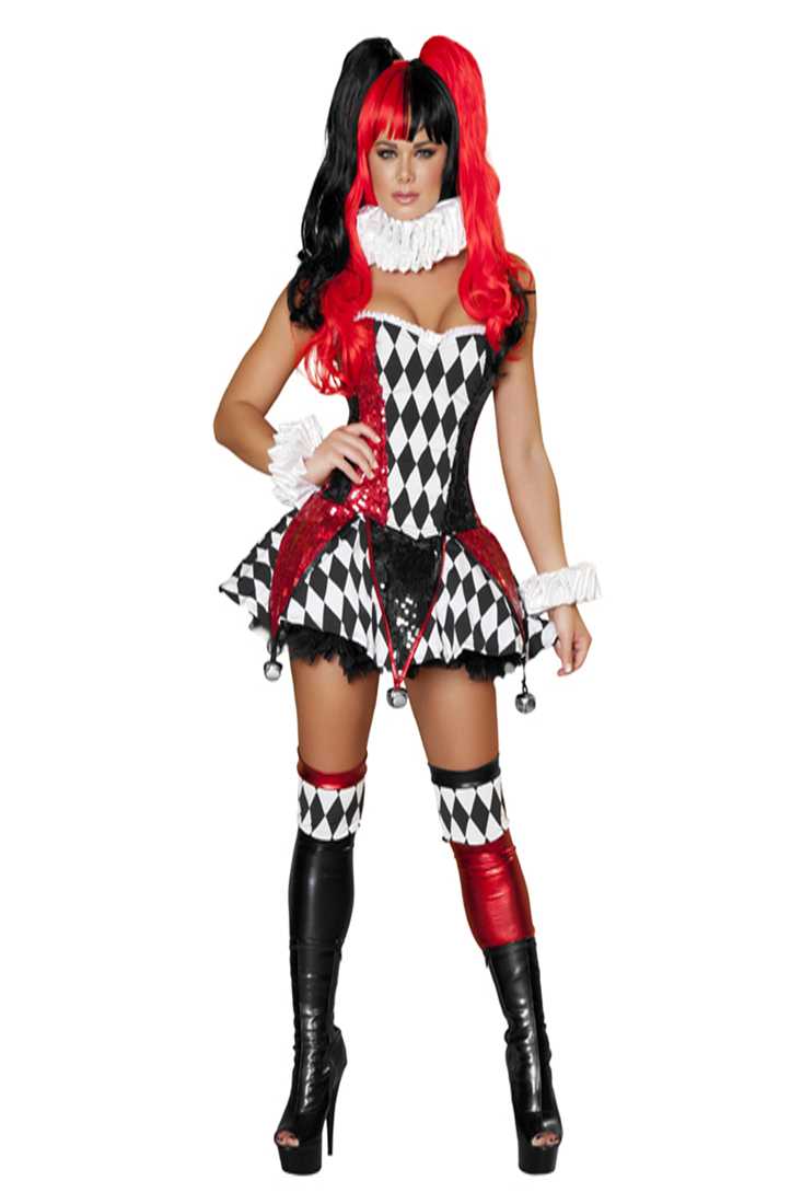 3pc Court Jester Cutie Costume