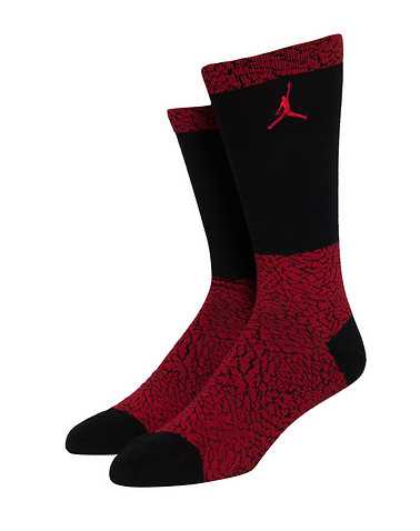 JORDAN MENS Red Accessories / Socks L